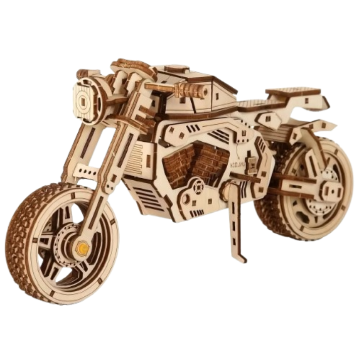 Modern Sport Bike 3D Wooden Mechanical Motorcycle Model Kit