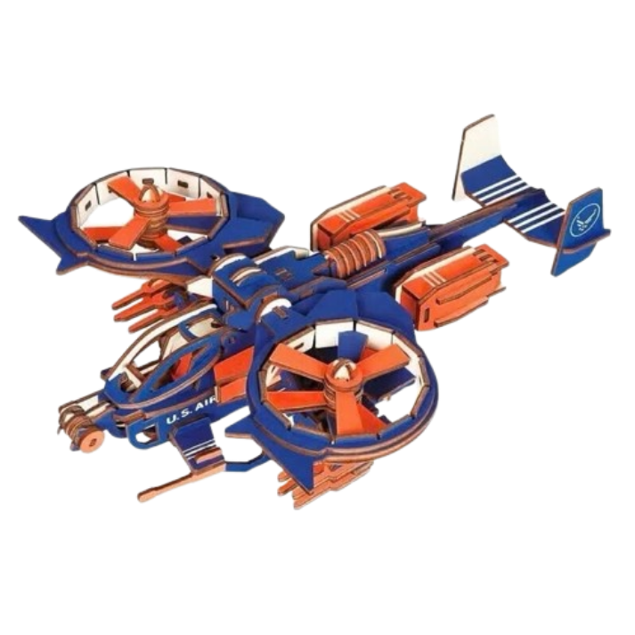 U.S. Air Wooden Gunship Model