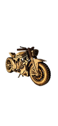 Vintage Cruiser Motorcycle 3D Wooden Puzzle