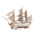 ROKR HMS Victorious – Wooden 3D Puzzle Craft Kit
