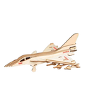 J-10 Fighter Wooden Model