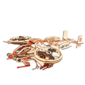 RDA Gunship Wooden Model