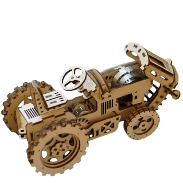 ROKR Tractor – Wooden Mechanical Model Kit